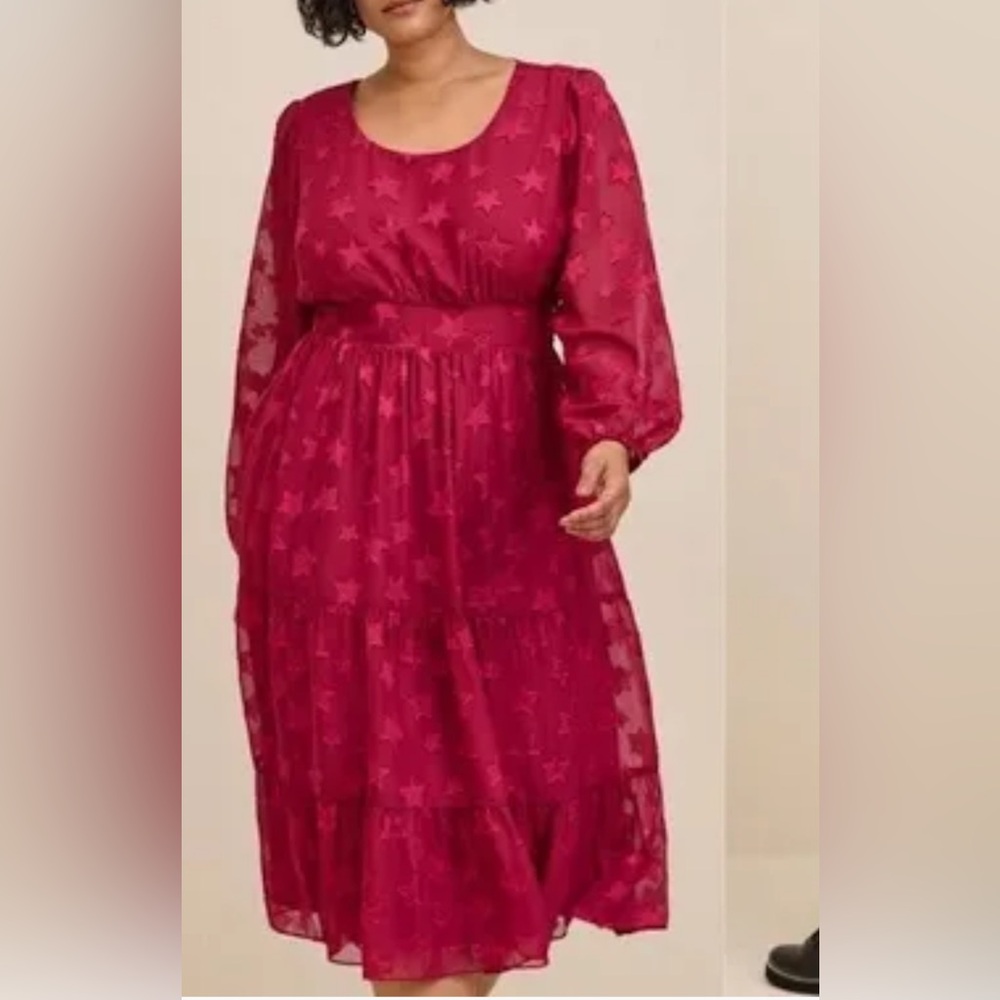 Torrid Star Print Midi Dress 2